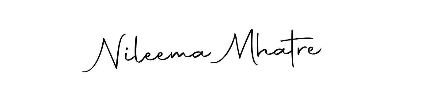 if you are searching for the best signature style for your name Nileema Mhatre. so please give up your signature search. here we have designed multiple signature styles  using Autography-DOLnW. Nileema Mhatre signature style 10 images and pictures png