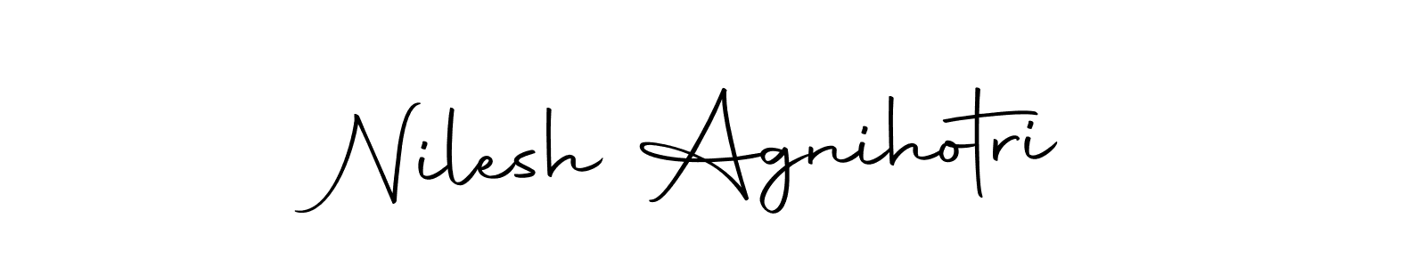 The best way (Autography-DOLnW) to make a short signature is to pick only two or three words in your name. The name Nilesh Agnihotri include a total of six letters. For converting this name. Nilesh Agnihotri signature style 10 images and pictures png