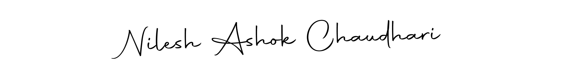 This is the best signature style for the Nilesh Ashok Chaudhari name. Also you like these signature font (Autography-DOLnW). Mix name signature. Nilesh Ashok Chaudhari signature style 10 images and pictures png