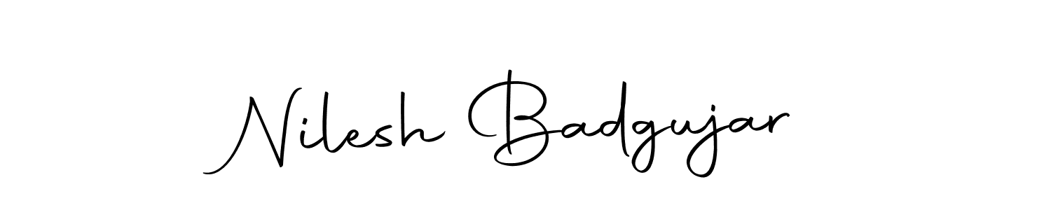 Here are the top 10 professional signature styles for the name Nilesh Badgujar. These are the best autograph styles you can use for your name. Nilesh Badgujar signature style 10 images and pictures png