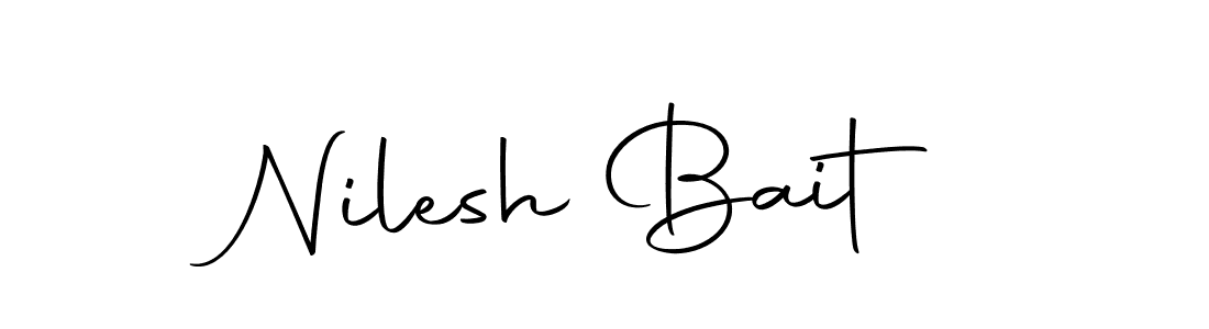 Make a short Nilesh Bait signature style. Manage your documents anywhere anytime using Autography-DOLnW. Create and add eSignatures, submit forms, share and send files easily. Nilesh Bait signature style 10 images and pictures png