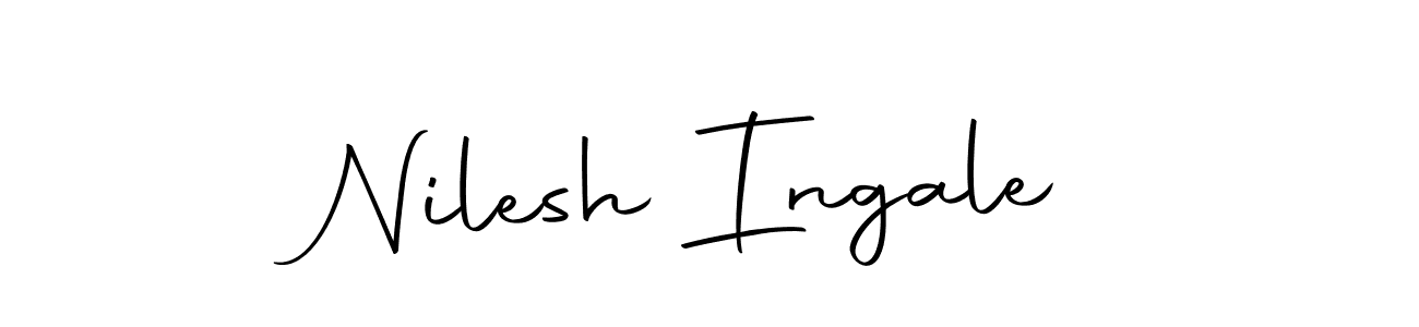 Here are the top 10 professional signature styles for the name Nilesh Ingale. These are the best autograph styles you can use for your name. Nilesh Ingale signature style 10 images and pictures png