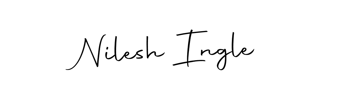 Use a signature maker to create a handwritten signature online. With this signature software, you can design (Autography-DOLnW) your own signature for name Nilesh Ingle. Nilesh Ingle signature style 10 images and pictures png