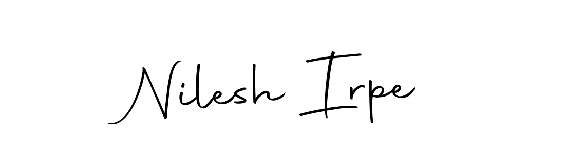 Use a signature maker to create a handwritten signature online. With this signature software, you can design (Autography-DOLnW) your own signature for name Nilesh Irpe. Nilesh Irpe signature style 10 images and pictures png