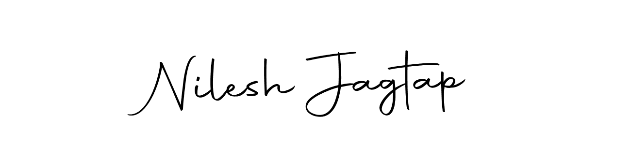 Autography-DOLnW is a professional signature style that is perfect for those who want to add a touch of class to their signature. It is also a great choice for those who want to make their signature more unique. Get Nilesh Jagtap name to fancy signature for free. Nilesh Jagtap signature style 10 images and pictures png