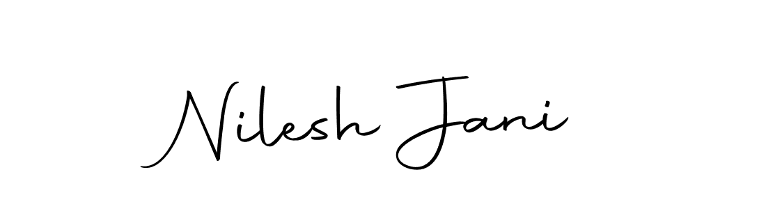 The best way (Autography-DOLnW) to make a short signature is to pick only two or three words in your name. The name Nilesh Jani include a total of six letters. For converting this name. Nilesh Jani signature style 10 images and pictures png