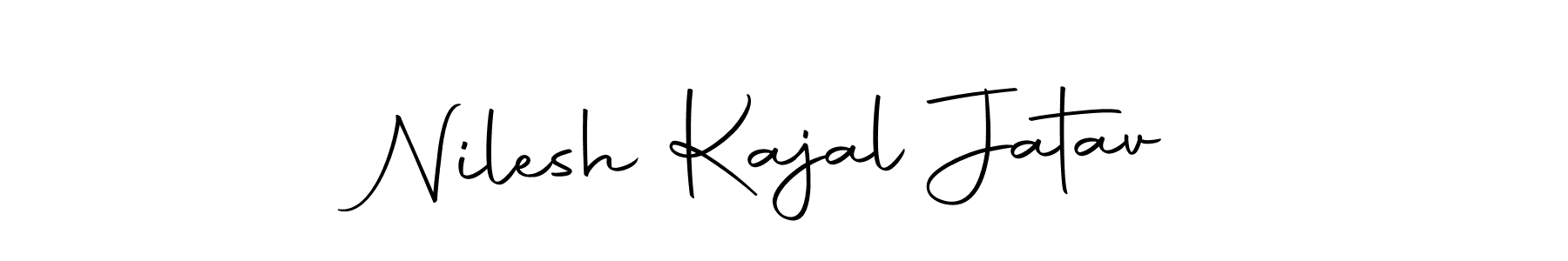 Nilesh Kajal Jatav stylish signature style. Best Handwritten Sign (Autography-DOLnW) for my name. Handwritten Signature Collection Ideas for my name Nilesh Kajal Jatav. Nilesh Kajal Jatav signature style 10 images and pictures png