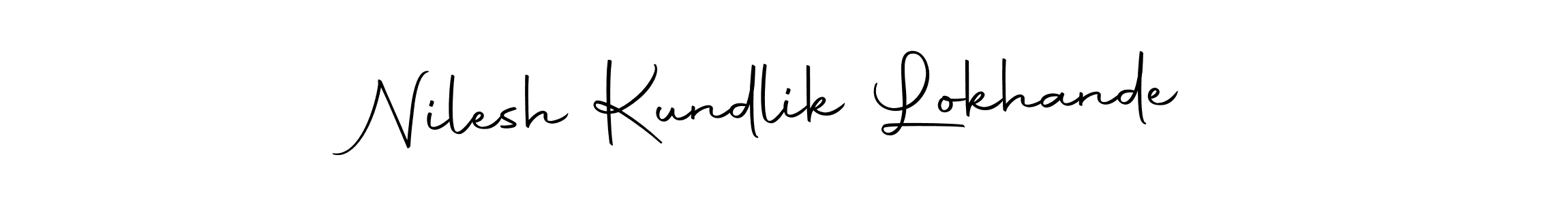 Use a signature maker to create a handwritten signature online. With this signature software, you can design (Autography-DOLnW) your own signature for name Nilesh Kundlik Lokhande. Nilesh Kundlik Lokhande signature style 10 images and pictures png