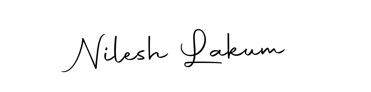 This is the best signature style for the Nilesh Lakum name. Also you like these signature font (Autography-DOLnW). Mix name signature. Nilesh Lakum signature style 10 images and pictures png