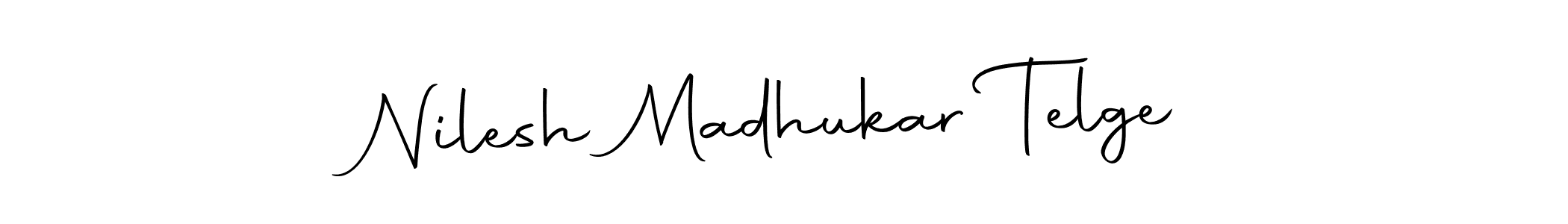 Design your own signature with our free online signature maker. With this signature software, you can create a handwritten (Autography-DOLnW) signature for name Nilesh Madhukar Telge. Nilesh Madhukar Telge signature style 10 images and pictures png