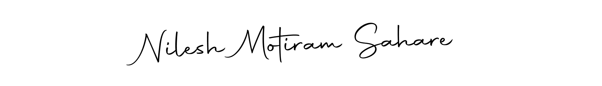 Use a signature maker to create a handwritten signature online. With this signature software, you can design (Autography-DOLnW) your own signature for name Nilesh Motiram Sahare. Nilesh Motiram Sahare signature style 10 images and pictures png