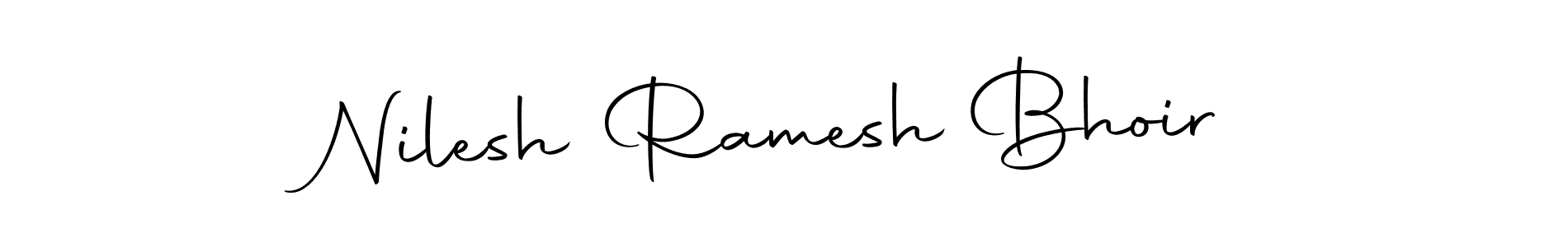 Use a signature maker to create a handwritten signature online. With this signature software, you can design (Autography-DOLnW) your own signature for name Nilesh Ramesh Bhoir. Nilesh Ramesh Bhoir signature style 10 images and pictures png