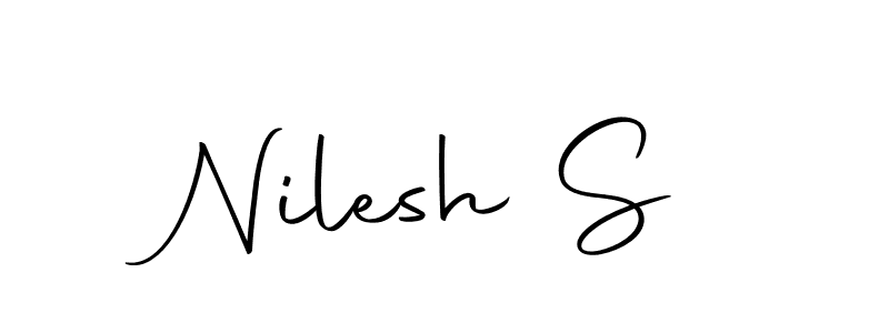 Also we have Nilesh S name is the best signature style. Create professional handwritten signature collection using Autography-DOLnW autograph style. Nilesh S signature style 10 images and pictures png