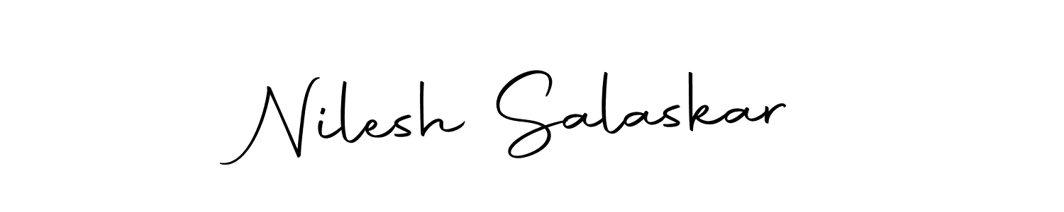 You should practise on your own different ways (Autography-DOLnW) to write your name (Nilesh Salaskar) in signature. don't let someone else do it for you. Nilesh Salaskar signature style 10 images and pictures png