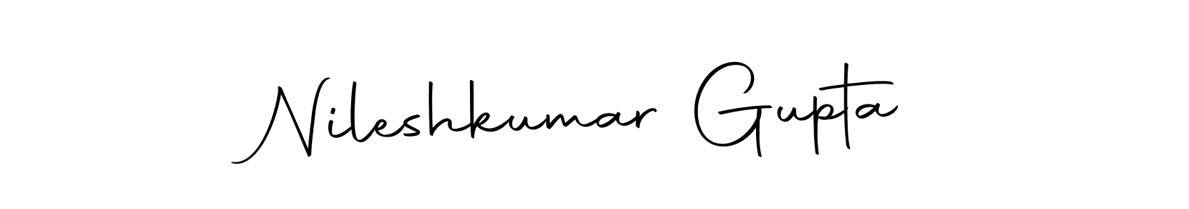 Make a short Nileshkumar Gupta signature style. Manage your documents anywhere anytime using Autography-DOLnW. Create and add eSignatures, submit forms, share and send files easily. Nileshkumar Gupta signature style 10 images and pictures png