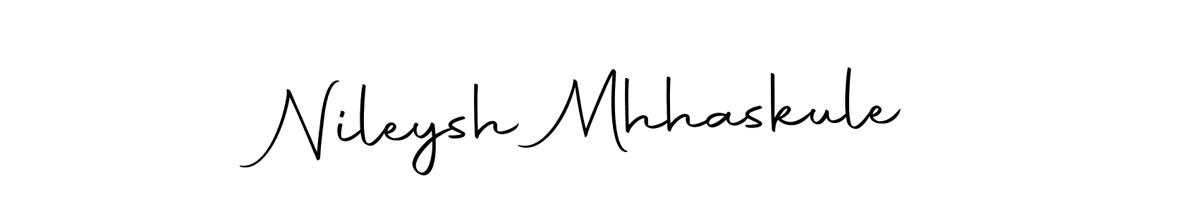 This is the best signature style for the Nileysh Mhhaskule name. Also you like these signature font (Autography-DOLnW). Mix name signature. Nileysh Mhhaskule signature style 10 images and pictures png