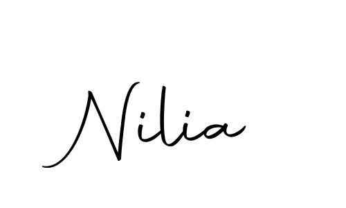 Nilia stylish signature style. Best Handwritten Sign (Autography-DOLnW) for my name. Handwritten Signature Collection Ideas for my name Nilia. Nilia signature style 10 images and pictures png