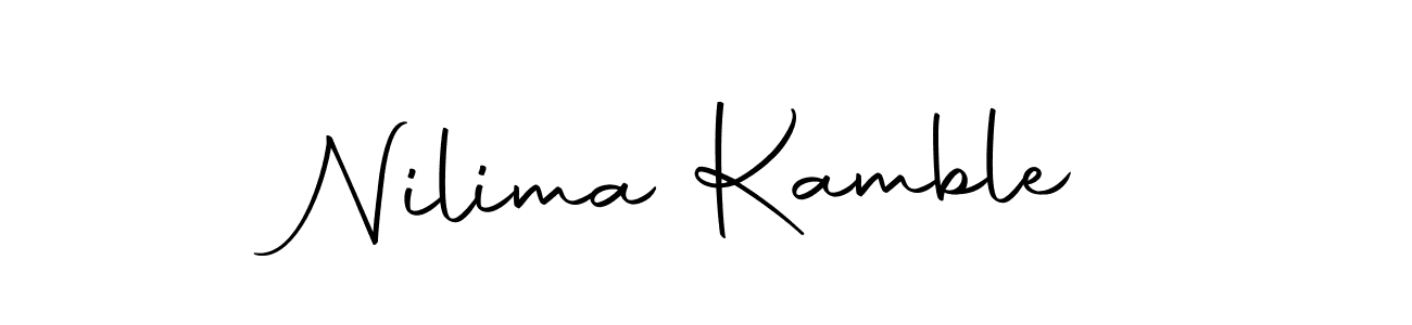 Here are the top 10 professional signature styles for the name Nilima Kamble. These are the best autograph styles you can use for your name. Nilima Kamble signature style 10 images and pictures png