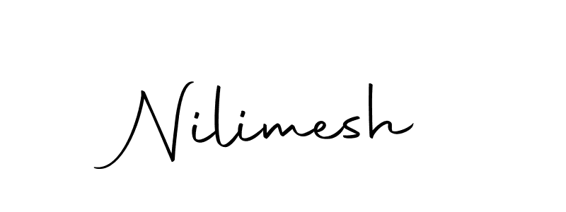 Similarly Autography-DOLnW is the best handwritten signature design. Signature creator online .You can use it as an online autograph creator for name Nilimesh. Nilimesh signature style 10 images and pictures png