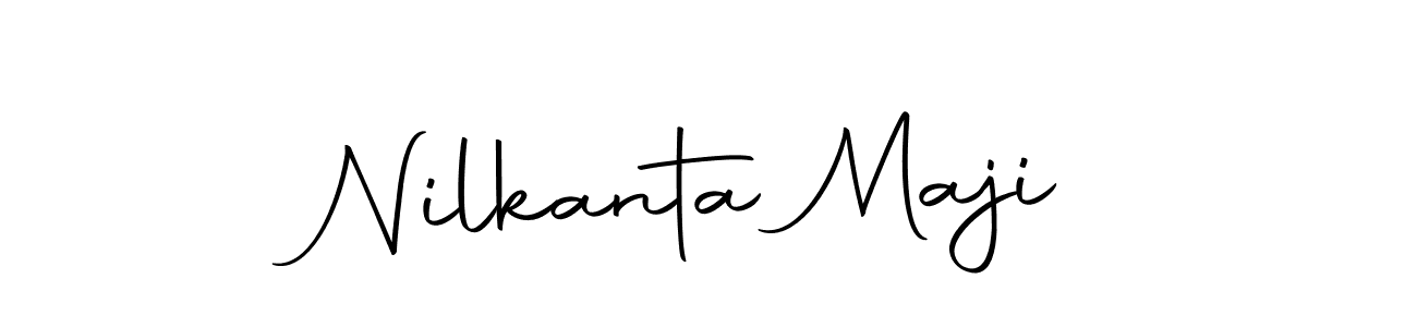 How to make Nilkanta Maji name signature. Use Autography-DOLnW style for creating short signs online. This is the latest handwritten sign. Nilkanta Maji signature style 10 images and pictures png