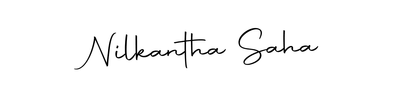 Nilkantha Saha stylish signature style. Best Handwritten Sign (Autography-DOLnW) for my name. Handwritten Signature Collection Ideas for my name Nilkantha Saha. Nilkantha Saha signature style 10 images and pictures png