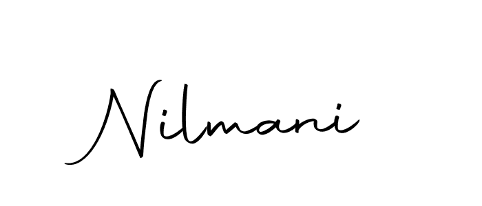 Use a signature maker to create a handwritten signature online. With this signature software, you can design (Autography-DOLnW) your own signature for name Nilmani. Nilmani signature style 10 images and pictures png