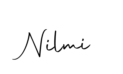 Make a beautiful signature design for name Nilmi. With this signature (Autography-DOLnW) style, you can create a handwritten signature for free. Nilmi signature style 10 images and pictures png