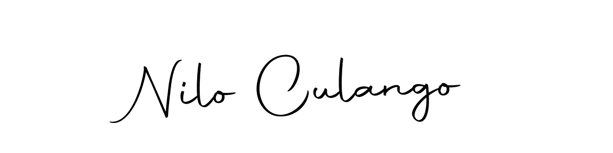How to make Nilo Culango name signature. Use Autography-DOLnW style for creating short signs online. This is the latest handwritten sign. Nilo Culango signature style 10 images and pictures png