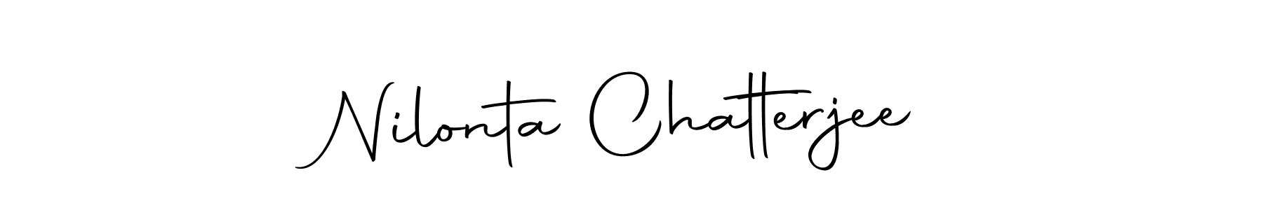 Make a beautiful signature design for name Nilonta Chatterjee. With this signature (Autography-DOLnW) style, you can create a handwritten signature for free. Nilonta Chatterjee signature style 10 images and pictures png