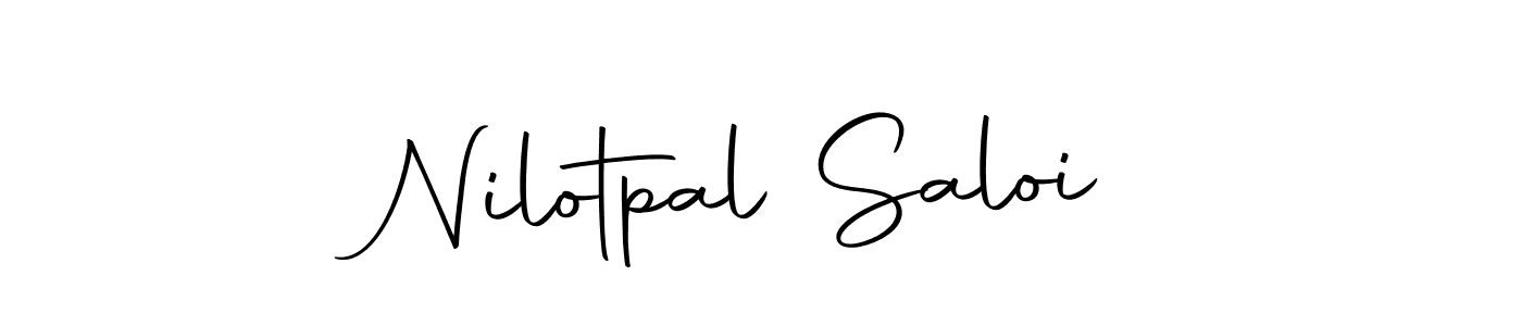 Here are the top 10 professional signature styles for the name Nilotpal Saloi. These are the best autograph styles you can use for your name. Nilotpal Saloi signature style 10 images and pictures png