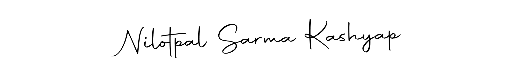 Also we have Nilotpal Sarma Kashyap name is the best signature style. Create professional handwritten signature collection using Autography-DOLnW autograph style. Nilotpal Sarma Kashyap signature style 10 images and pictures png