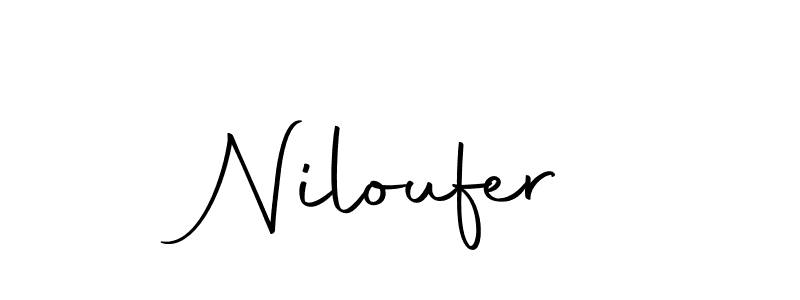 Niloufer stylish signature style. Best Handwritten Sign (Autography-DOLnW) for my name. Handwritten Signature Collection Ideas for my name Niloufer. Niloufer signature style 10 images and pictures png