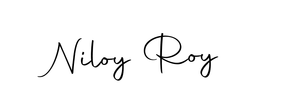 Use a signature maker to create a handwritten signature online. With this signature software, you can design (Autography-DOLnW) your own signature for name Niloy Roy. Niloy Roy signature style 10 images and pictures png