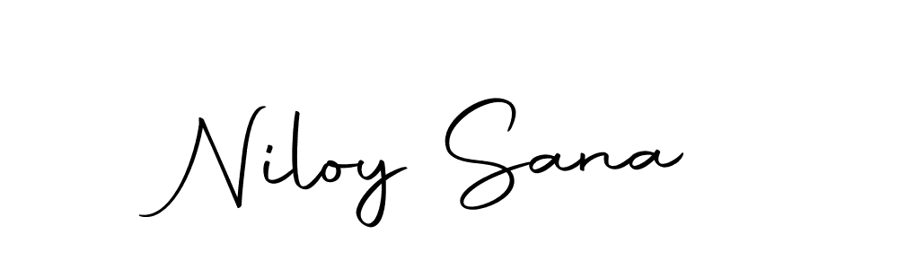 Make a beautiful signature design for name Niloy Sana. With this signature (Autography-DOLnW) style, you can create a handwritten signature for free. Niloy Sana signature style 10 images and pictures png