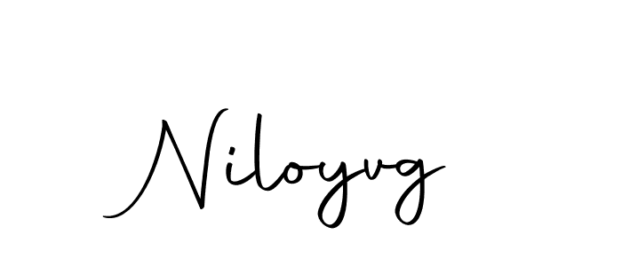 Design your own signature with our free online signature maker. With this signature software, you can create a handwritten (Autography-DOLnW) signature for name Niloyvg. Niloyvg signature style 10 images and pictures png