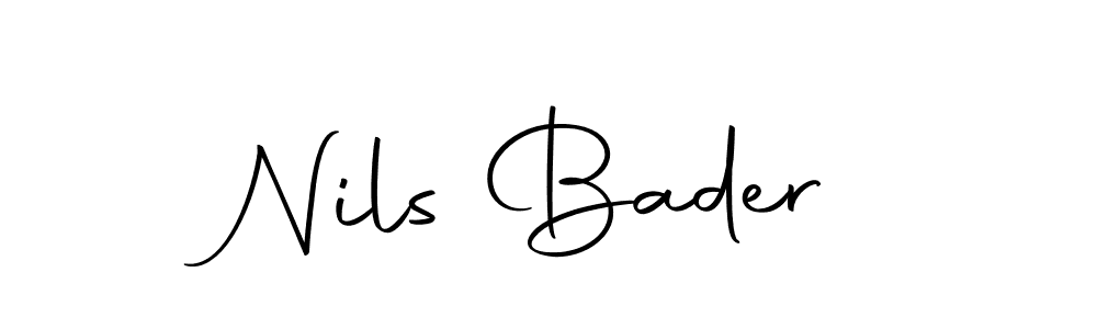 Make a beautiful signature design for name Nils Bader. Use this online signature maker to create a handwritten signature for free. Nils Bader signature style 10 images and pictures png