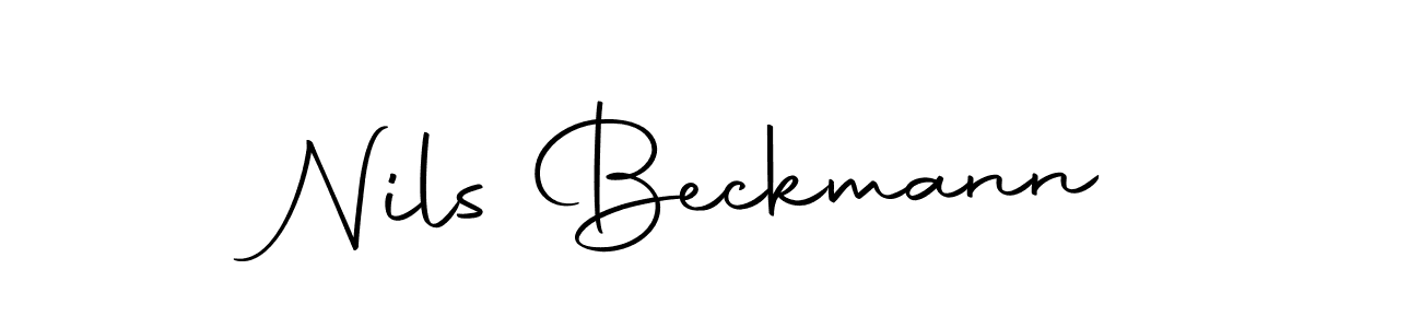 Make a beautiful signature design for name Nils Beckmann. With this signature (Autography-DOLnW) style, you can create a handwritten signature for free. Nils Beckmann signature style 10 images and pictures png