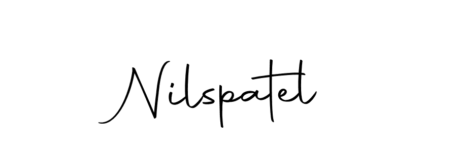 How to make Nilspatel signature? Autography-DOLnW is a professional autograph style. Create handwritten signature for Nilspatel name. Nilspatel signature style 10 images and pictures png