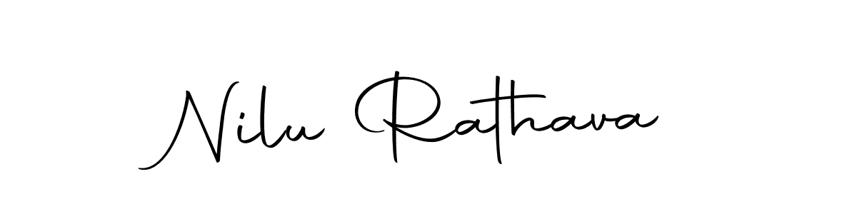 Nilu Rathava stylish signature style. Best Handwritten Sign (Autography-DOLnW) for my name. Handwritten Signature Collection Ideas for my name Nilu Rathava. Nilu Rathava signature style 10 images and pictures png