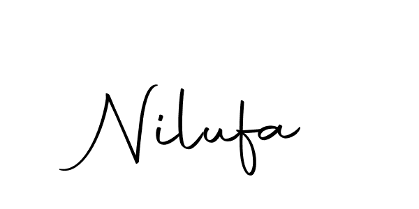 Use a signature maker to create a handwritten signature online. With this signature software, you can design (Autography-DOLnW) your own signature for name Nilufa. Nilufa signature style 10 images and pictures png