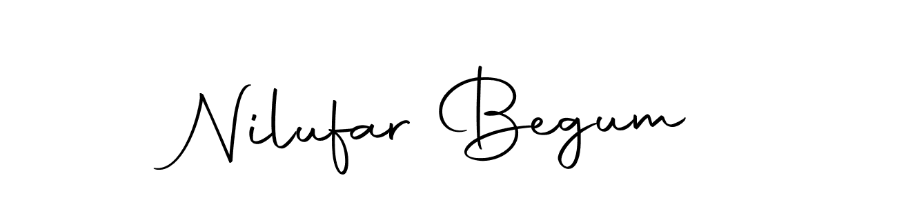 Make a beautiful signature design for name Nilufar Begum. With this signature (Autography-DOLnW) style, you can create a handwritten signature for free. Nilufar Begum signature style 10 images and pictures png