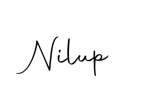 Use a signature maker to create a handwritten signature online. With this signature software, you can design (Autography-DOLnW) your own signature for name Nilup. Nilup signature style 10 images and pictures png