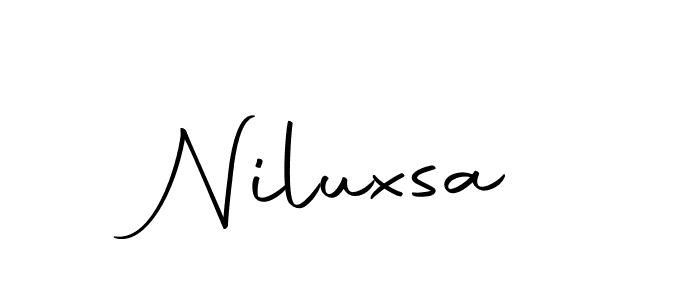 Make a beautiful signature design for name Niluxsa. With this signature (Autography-DOLnW) style, you can create a handwritten signature for free. Niluxsa signature style 10 images and pictures png