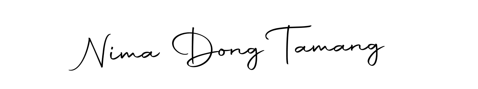 Design your own signature with our free online signature maker. With this signature software, you can create a handwritten (Autography-DOLnW) signature for name Nima Dong Tamang. Nima Dong Tamang signature style 10 images and pictures png