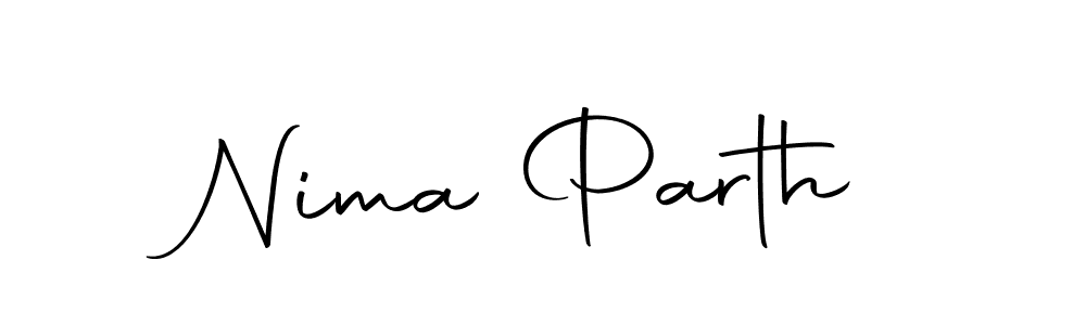 Create a beautiful signature design for name Nima Parth. With this signature (Autography-DOLnW) fonts, you can make a handwritten signature for free. Nima Parth signature style 10 images and pictures png