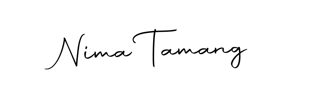 You should practise on your own different ways (Autography-DOLnW) to write your name (Nima Tamang) in signature. don't let someone else do it for you. Nima Tamang signature style 10 images and pictures png