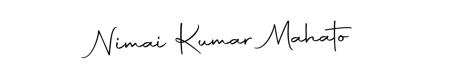 Create a beautiful signature design for name Nimai Kumar Mahato. With this signature (Autography-DOLnW) fonts, you can make a handwritten signature for free. Nimai Kumar Mahato signature style 10 images and pictures png