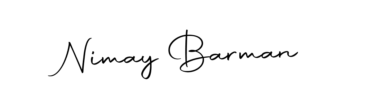 Create a beautiful signature design for name Nimay Barman. With this signature (Autography-DOLnW) fonts, you can make a handwritten signature for free. Nimay Barman signature style 10 images and pictures png