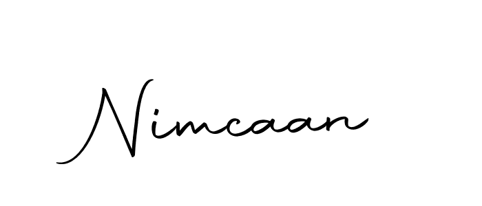 Nimcaan stylish signature style. Best Handwritten Sign (Autography-DOLnW) for my name. Handwritten Signature Collection Ideas for my name Nimcaan. Nimcaan signature style 10 images and pictures png