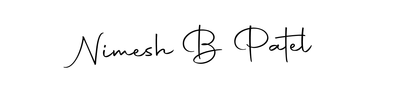 Make a short Nimesh B Patel signature style. Manage your documents anywhere anytime using Autography-DOLnW. Create and add eSignatures, submit forms, share and send files easily. Nimesh B Patel signature style 10 images and pictures png